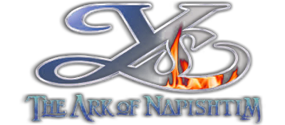 Ys The Ark of Napishtim title screen for Playstation 2